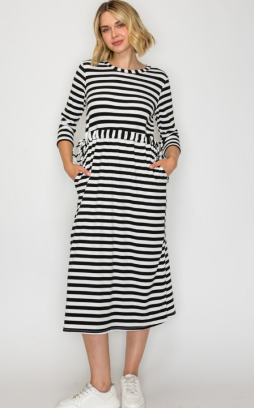 Plus Winslow Stripe Dress