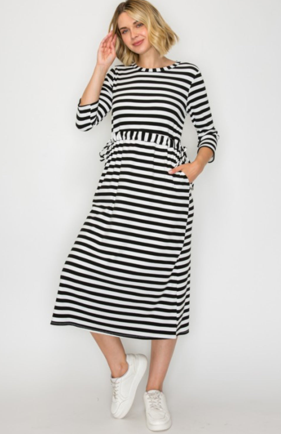 Plus Winslow Stripe Dress
