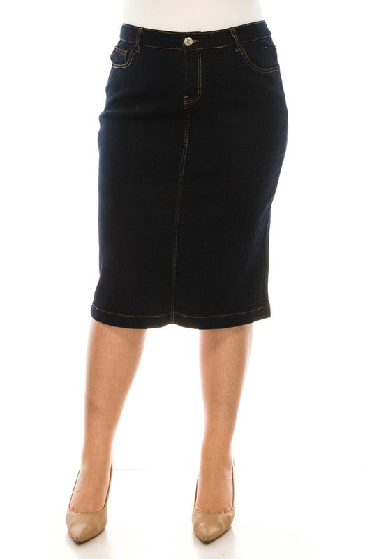 Taylor Denim Skirt