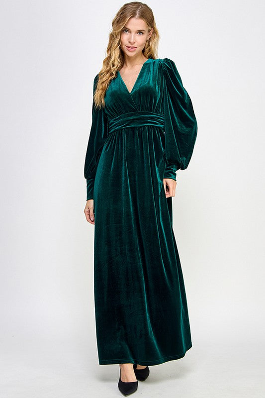 Vallie Velvet Dress
