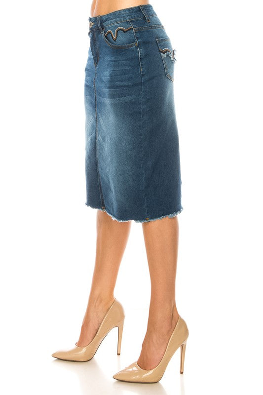 Jennifer Denim Skirt