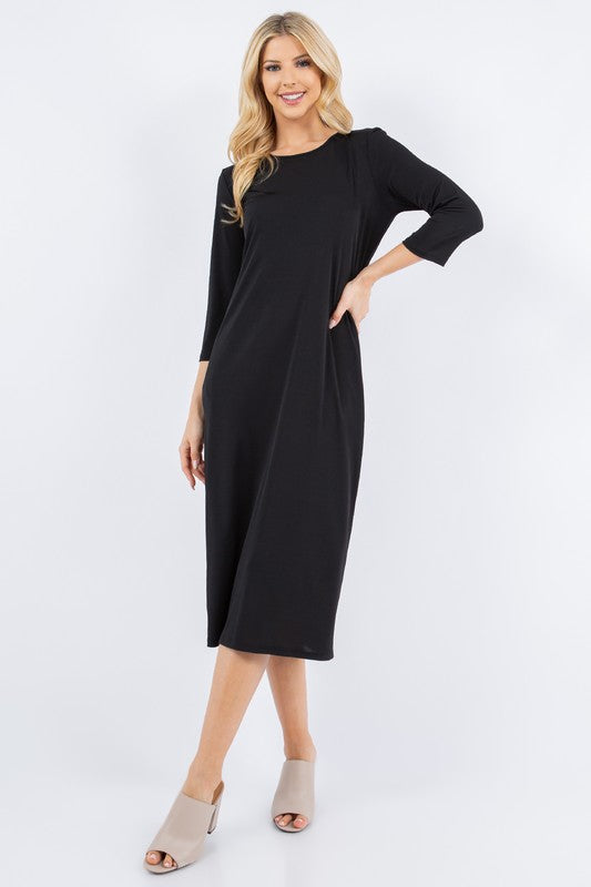Modest Layering/Swim Dress S / Black Modest Layering/Swim Dress S / Black