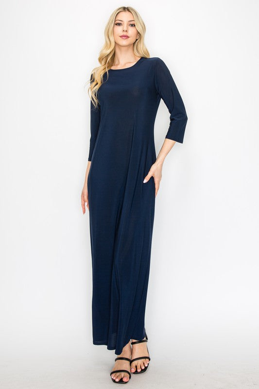 Plus Maxi Layering Dress