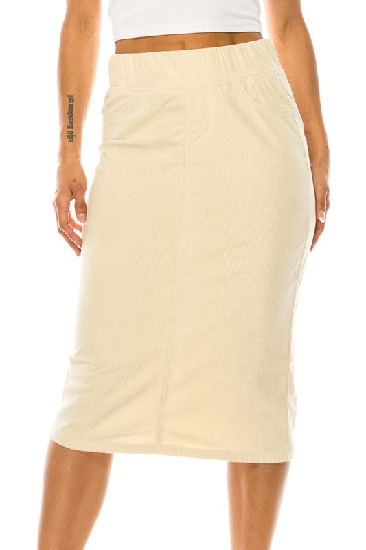 Callie Corduroy Skirt