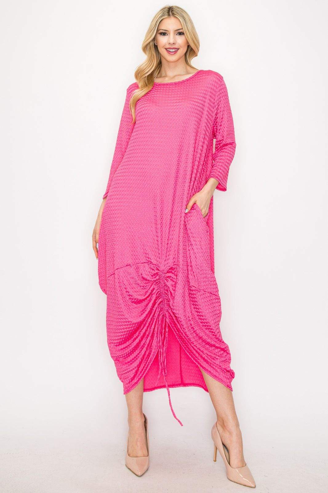 Beverley Dress-Coral
