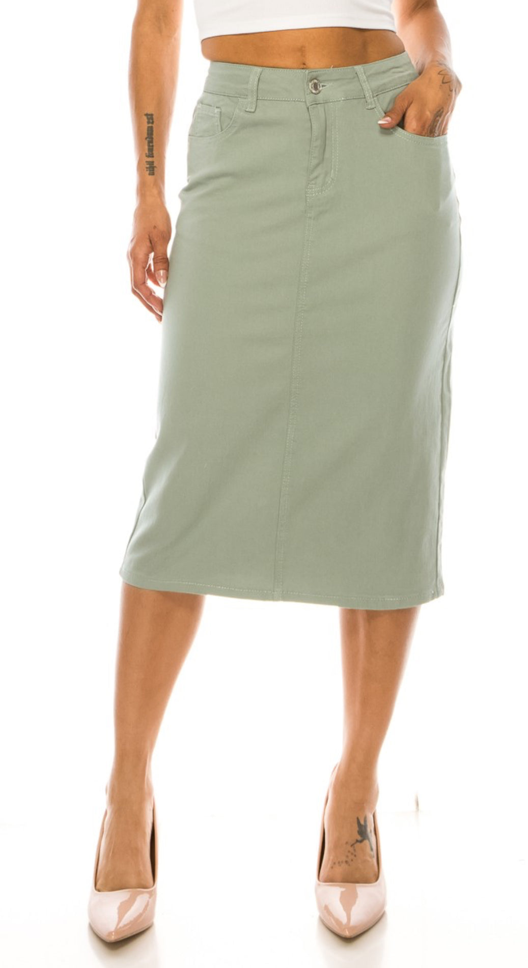 Syna Denim Skirt