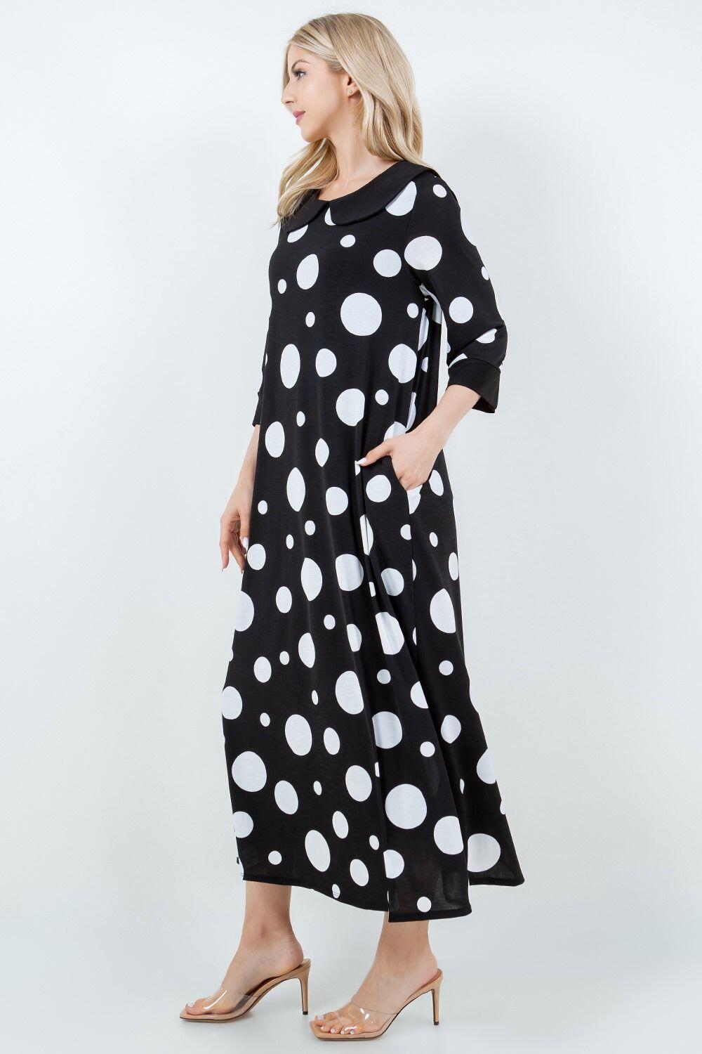 Lucille Polka Dot Dress