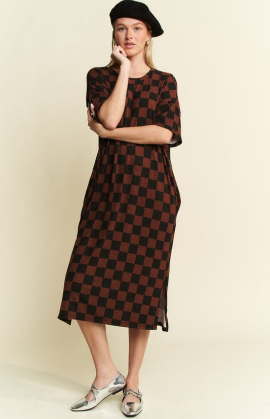 Checkerboard Dress