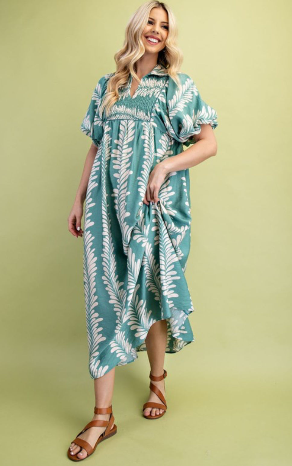 Selena Dress Green / L Selena Dress Green / L
