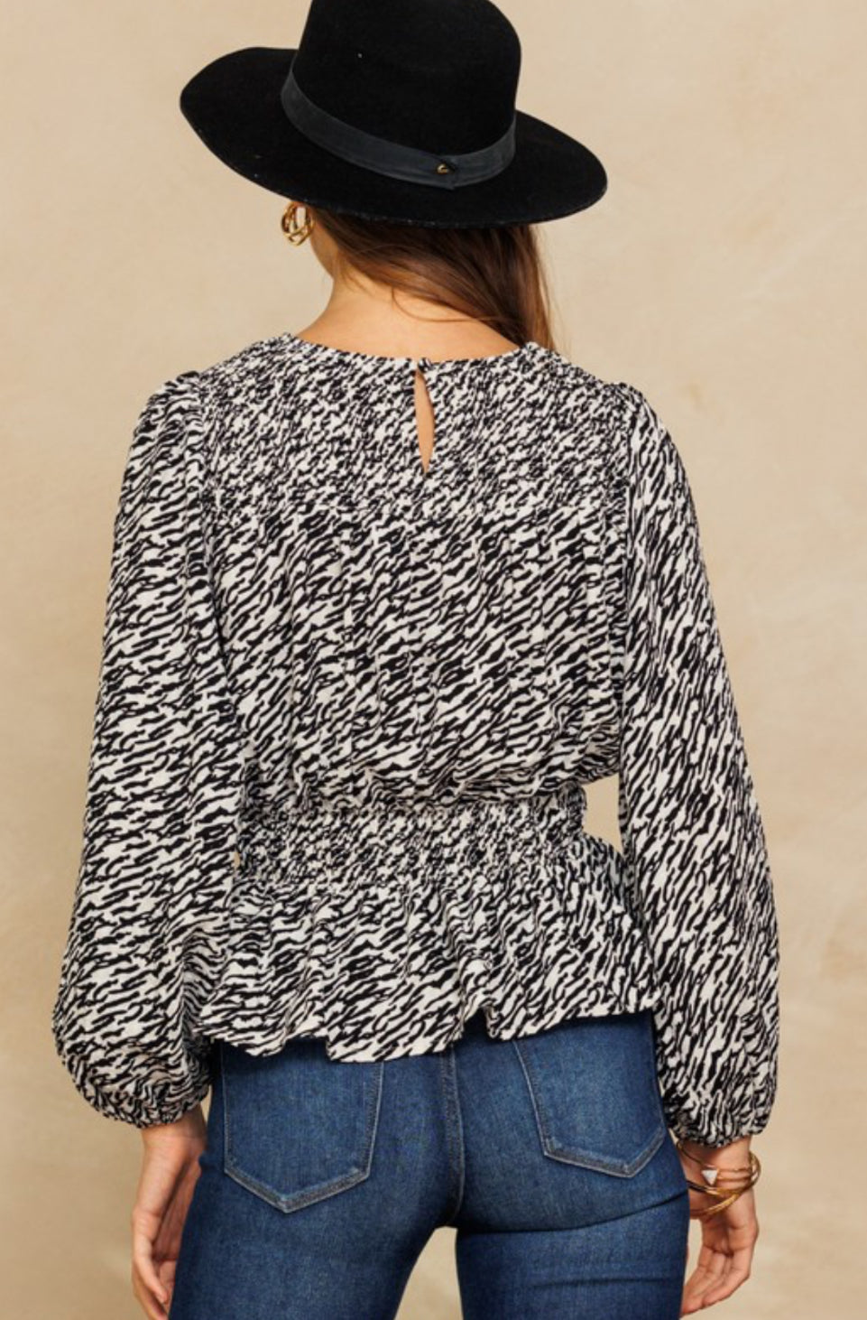 Zebra Print Tunic