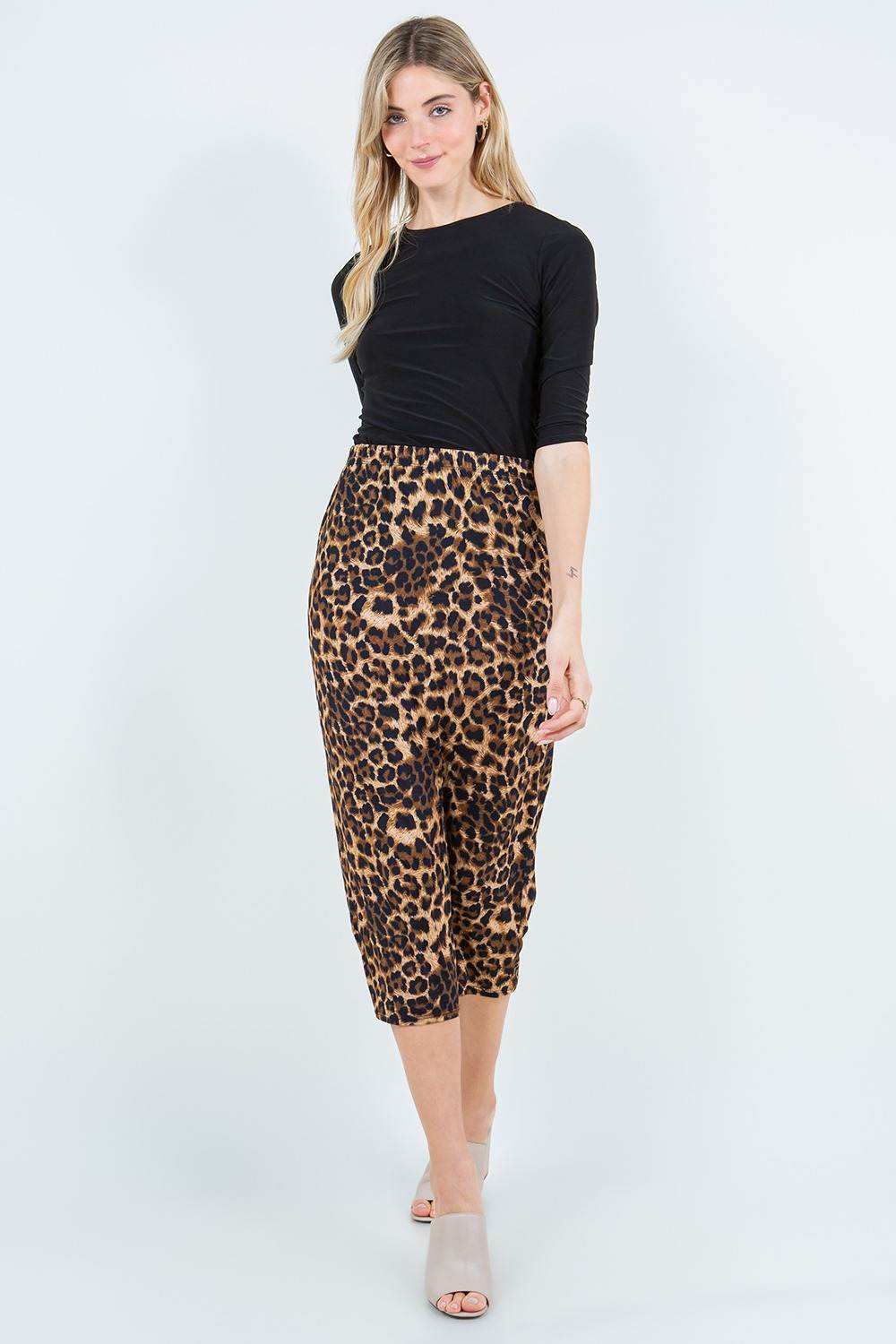 Quinn Leopard Skirt