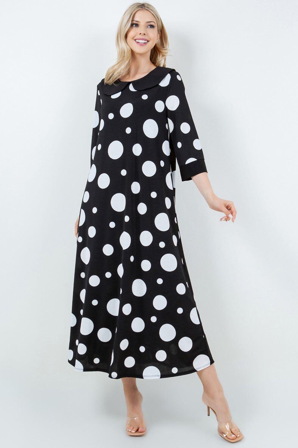 Lucille Polka Dot Dress