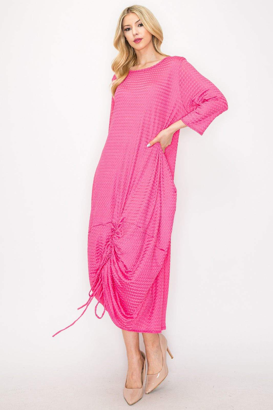 Beverley Dress-Coral