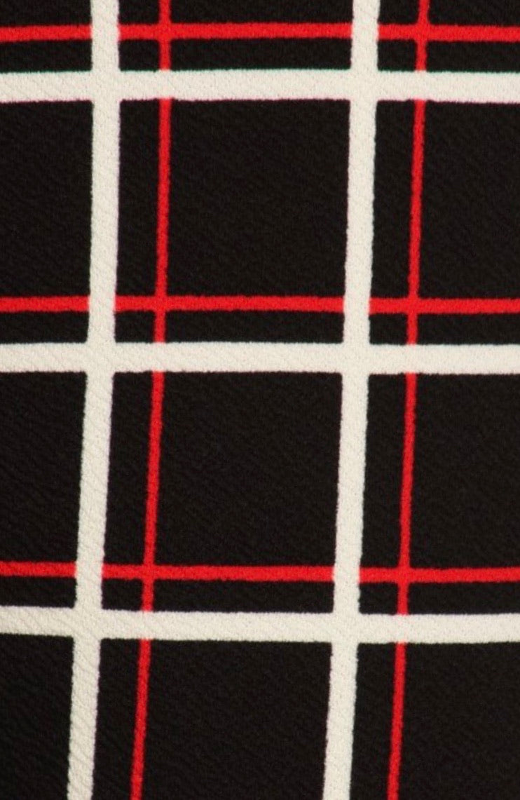 Bella Window Pane Plaid skirt