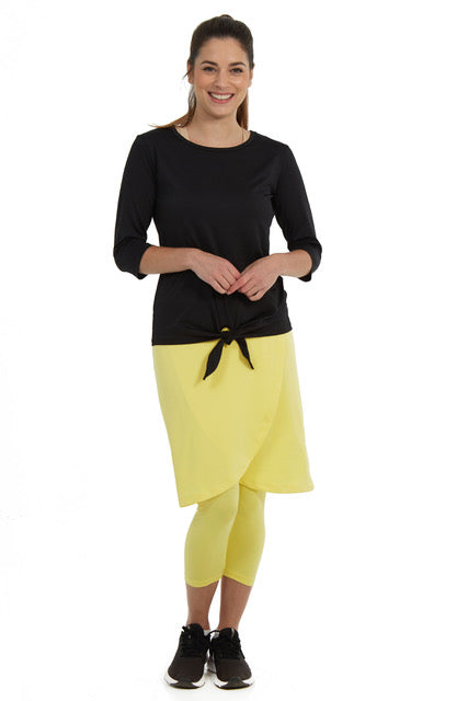 Snoga Faux Wrap - Yellow Cream