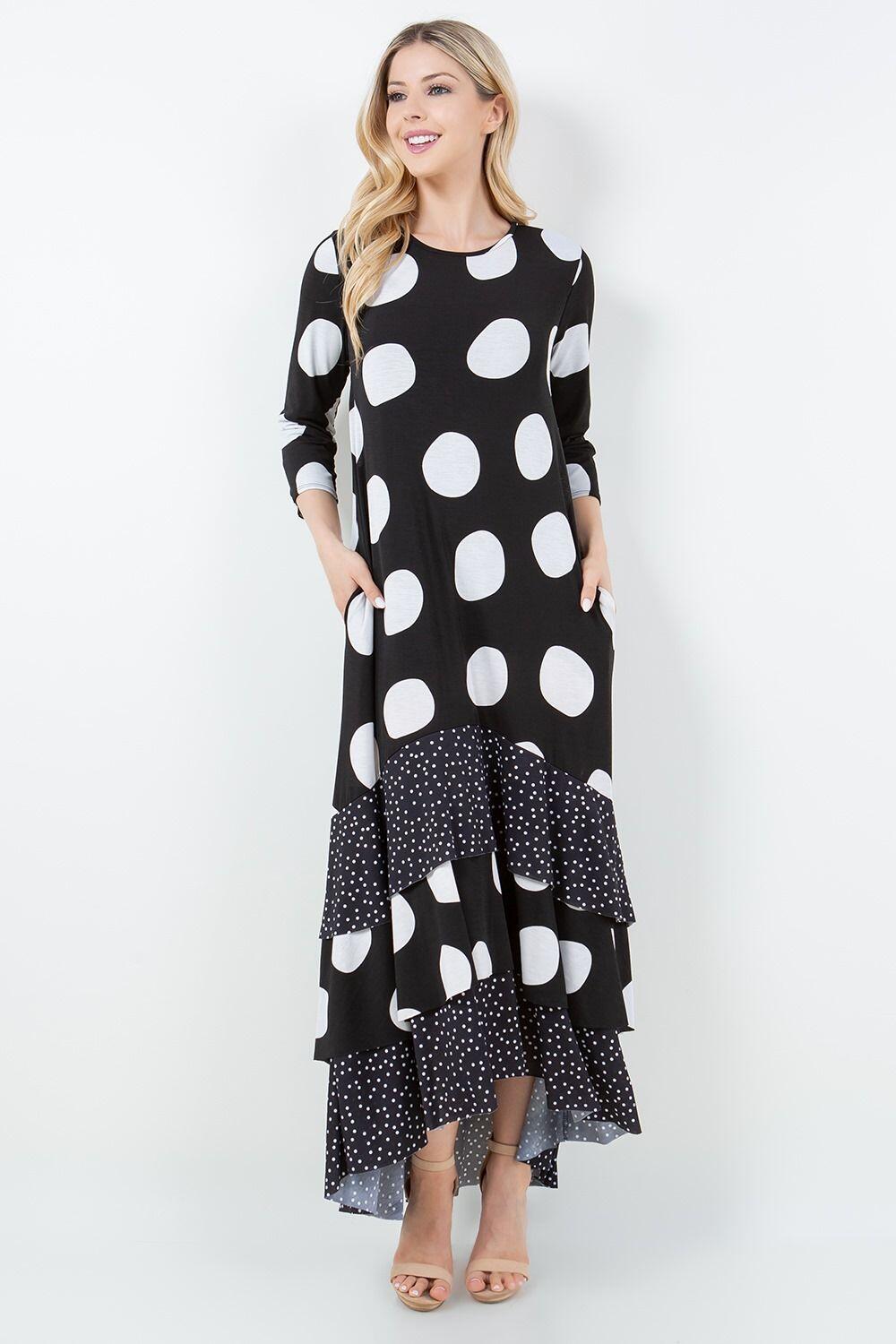 Dotty Hi Lo Dress