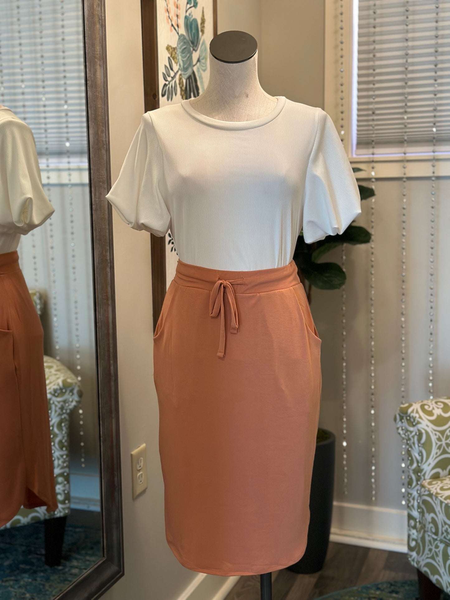 Madelyn Drawstring Skirt