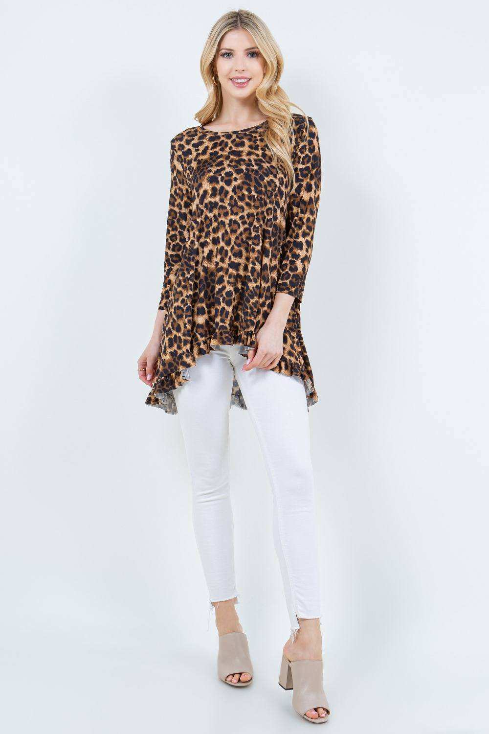 Quinn Leopard Tunic