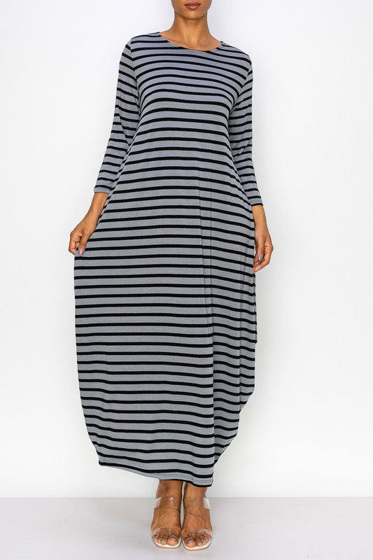 Yvonne Stripe Dress
