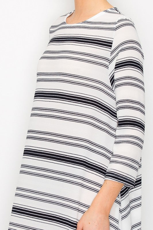 Rosetta Stripe Dress