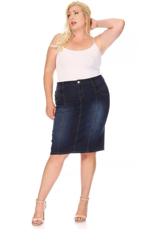 Georgia Denim Skirt
