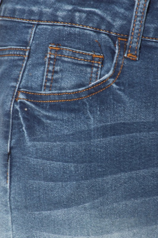 Geri Ombre Denim Skirt