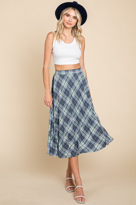 Daphne Plaid Skirt