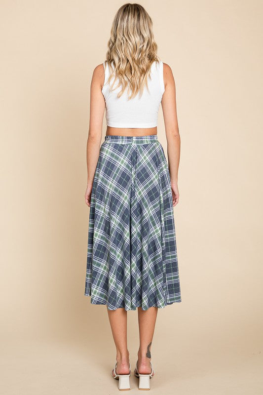 Daphne Plaid Skirt