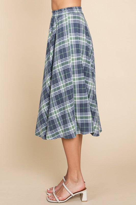 Daphne Plaid Skirt