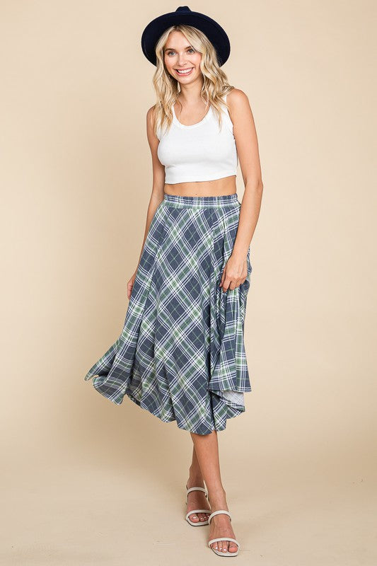 Daphne Plaid Skirt