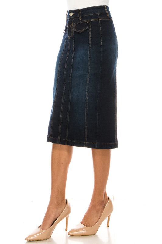 Alaia Denim Skirt