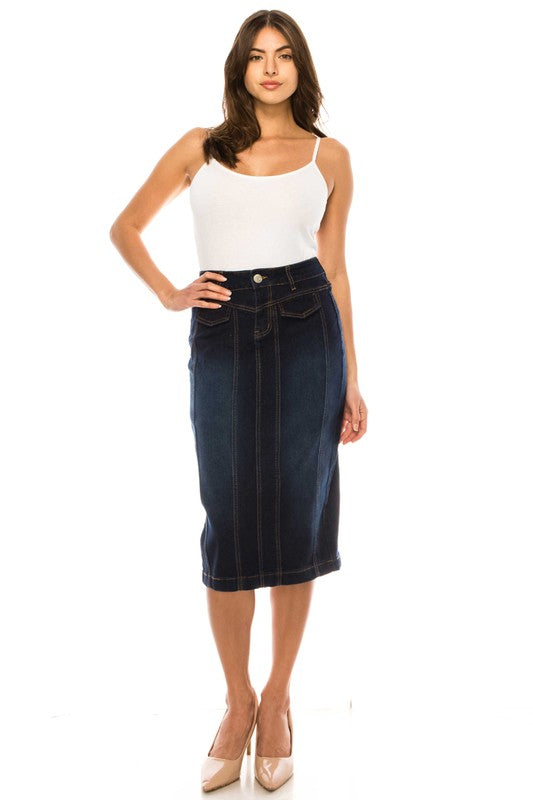 Alaia Denim Skirt