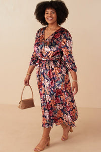 Plus Kelly Velvet Dress