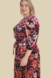 Plus Kelly Velvet Dress