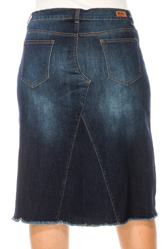 Bloom Denim Skirt