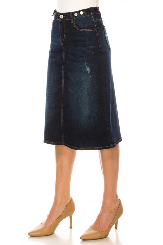 Faith Denim Skirt