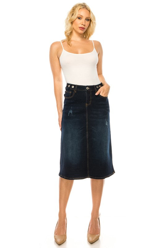 Faith Denim Skirt