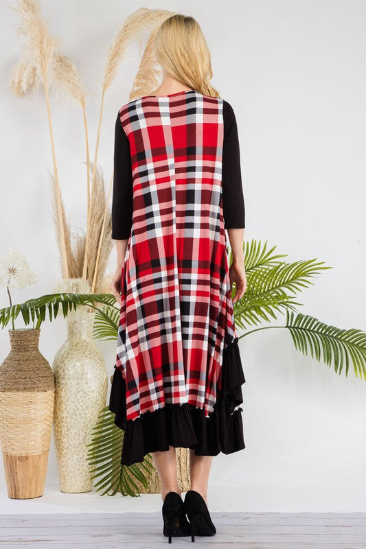 Merry in Plaid-Red