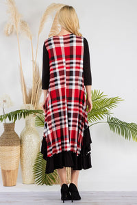 Merry in Plaid-Red