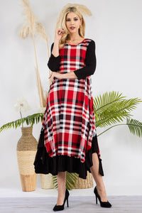 Merry in Plaid-Red