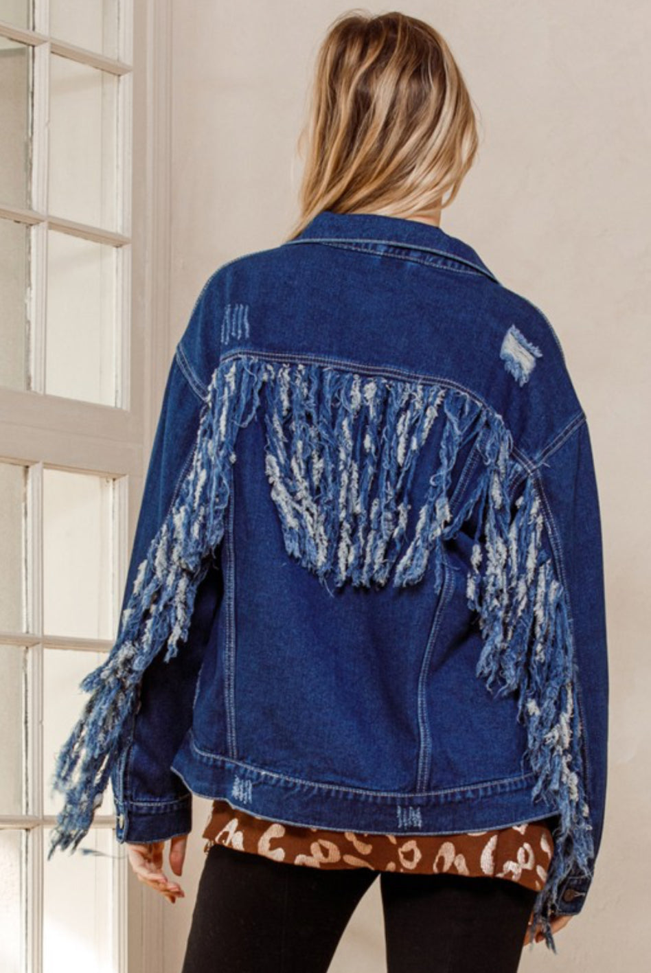 Fringe Denim Jacket