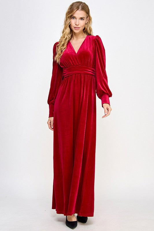 Vallie Velvet Dress