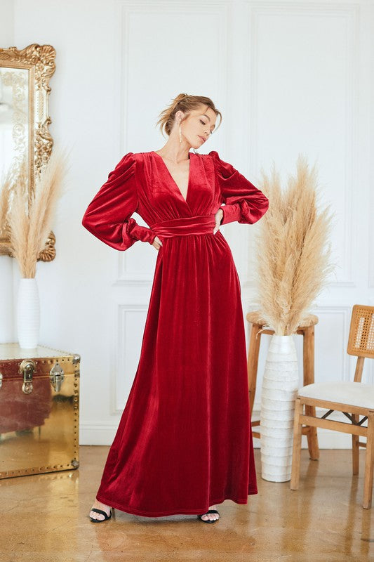 Vallie Velvet Dress