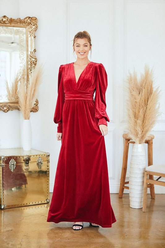 Vallie Velvet Dress