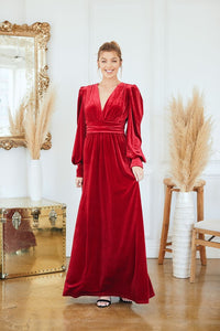 Vallie Velvet Dress