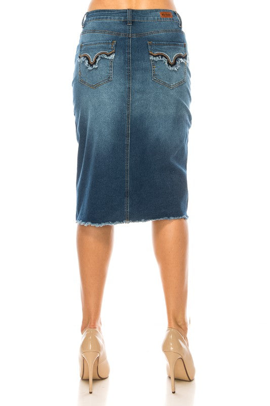 Jennifer Denim Skirt