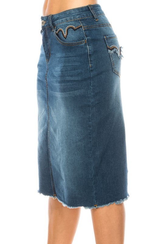 Jennifer Denim Skirt