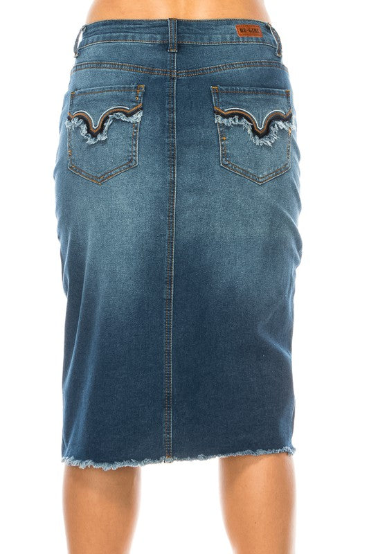 Jennifer Denim Skirt