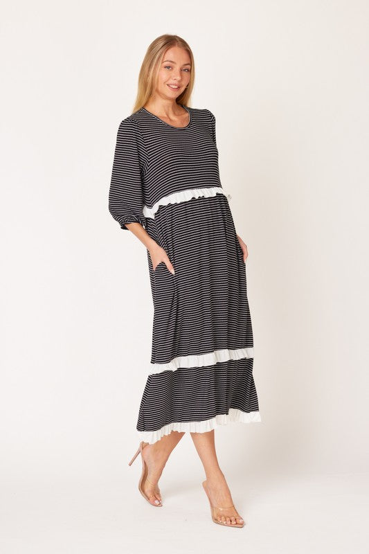 Thea Stripe Dress
