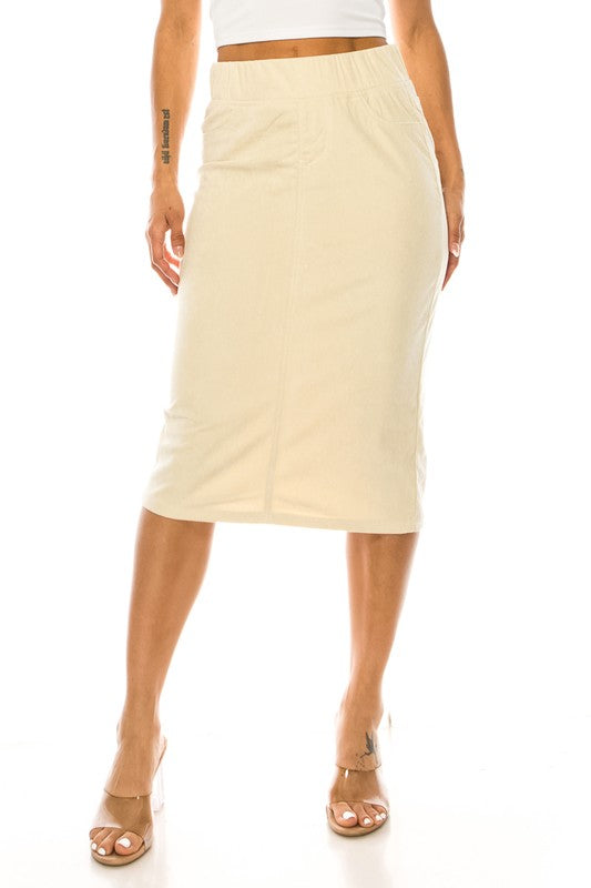 Callie Corduroy Skirt